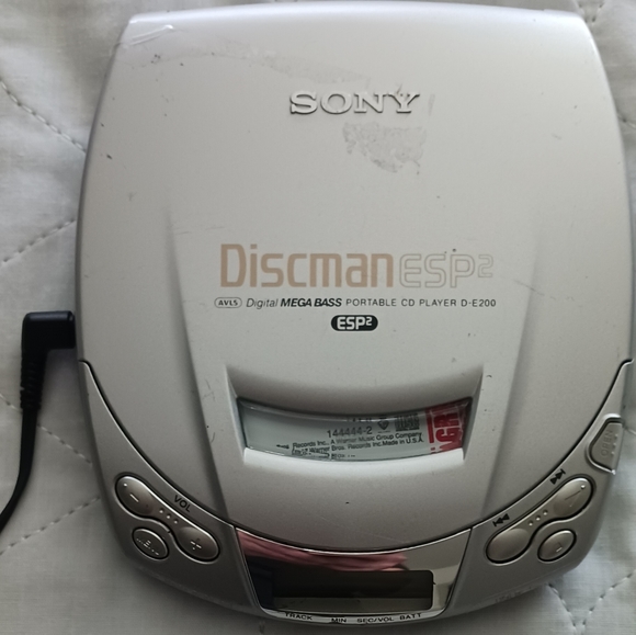 Sony CD Walkman D-E200 CD player silver in excellent condition - Picture 9 of 9